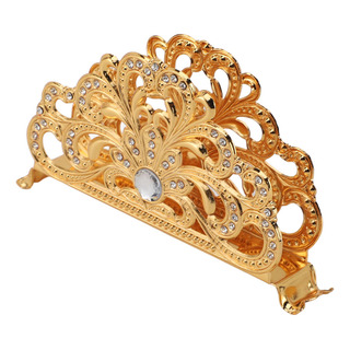 Servilletero Para Mesas De Metal Dorado De Lujo Exquisito Servilletero Para Mesas De Metal Dorado De Lujo Exquisito
