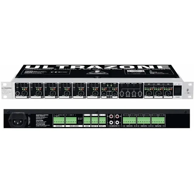 Ultrazone Zmx8210 Mezclador Profesional De 8 Canales 3 Buses