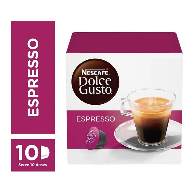 Café em Capsulas Dolce Gusto Espresso 10 unidades Nescafé