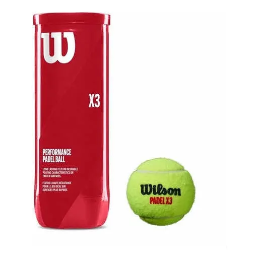 Tarro De Pelotas Wilson Padel X3