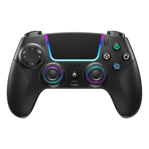 Controle Sem Fio Para Ps4 Pc Bluetooth Touchpad Vibração Dupla