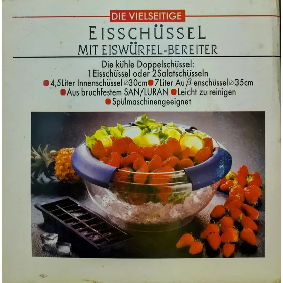 Ensaladera De Plástico Grande