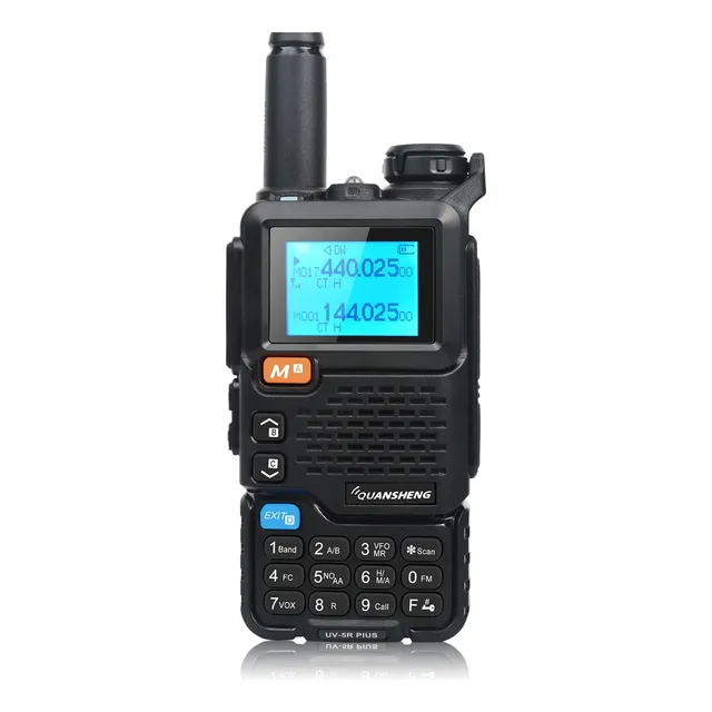 Ht Quansheng Uv5r Plus (escuta Aviação) Dual Band Com Nf