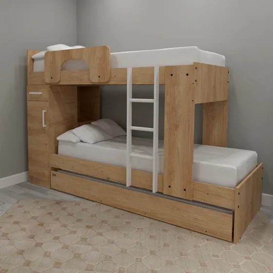 Cama Marinera Cucheta Superpuesta Triple 3 Camas Carro Cama