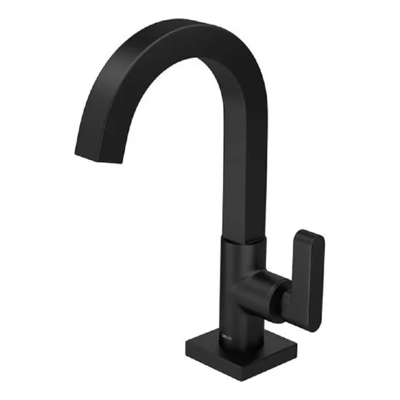 Torneira Lavatorio Mesa Bica Alta Deca Soul 1198.bl38.mt Acabamento Black Matte Cor Black matte