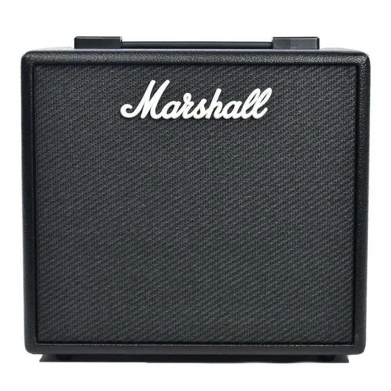 Amplificador Marshall Code 25 Transistor para guitarra de 25W cor preto 127V