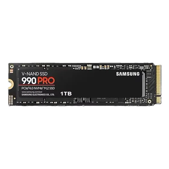 Samsung Ssd Interno 990 Pro 1tb Pcie 4.0 7,450mb/s Nvme M.2 Negro