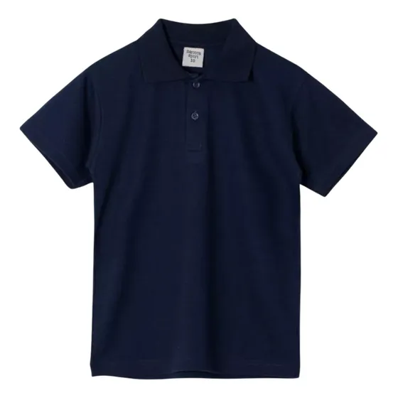 Chomba Colegial Pique Lisa Azul Talle 10 Al 16