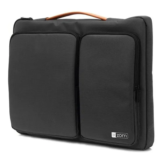 Maletin Porta Notebook 15,6 Zom Hasta 10km Zv15-406b Black Color Negro