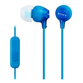 Audifonos Alámbricos Sony Mdr-ex14ap Azul W/mic