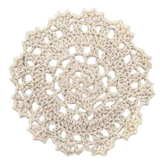 10x Cabas De Crochet En Forma De Flores Alfombrillas De