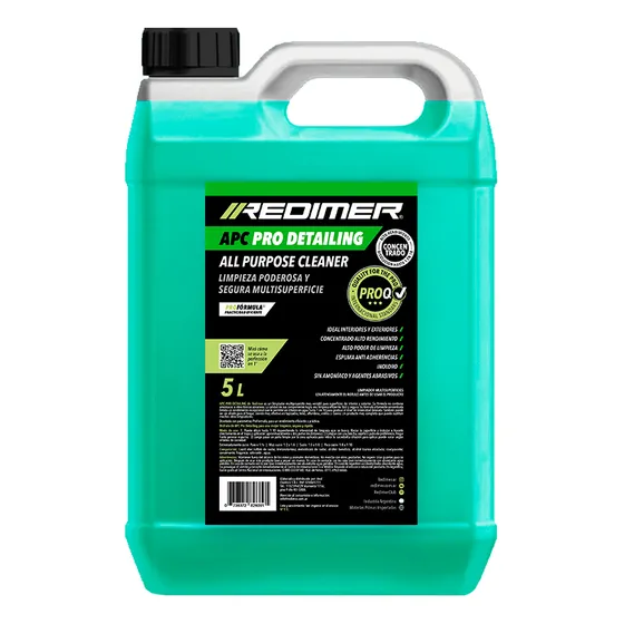 Apc Pro Detailing - 5 L - Redimer - Limpiador Multipropósito