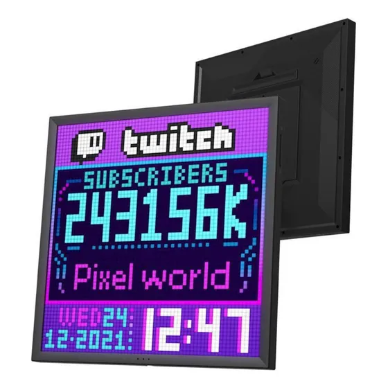 Display Divoom Pixoo 64 64x64 - Pixel Art Led 10.3 Pulgadas