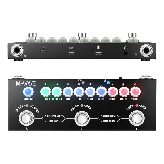 Pedal De Guitarra Multiefectos M-vave Cube Baby