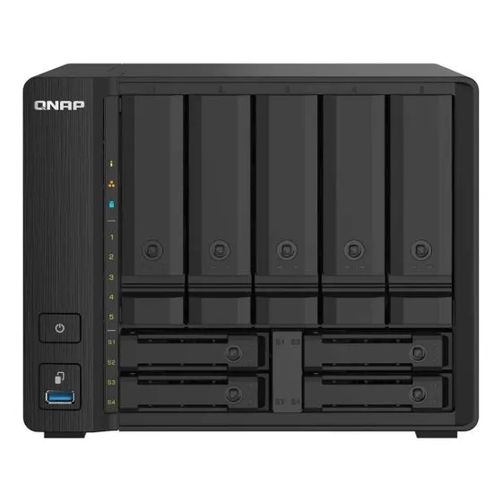 Servidor Red Nas Qnap 9 Bahias 3.5 2.5 Torre Lan Ethernet E