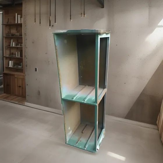 Mueble De Madera Estilo Estantería.