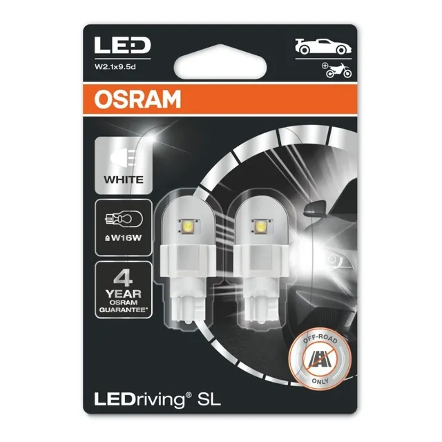 Juego De Lamparas Led Osram (921) W16w 12v
