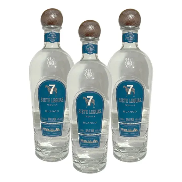 Pack De 3 Tequila Bco.100% 7 Leguas 1.75l