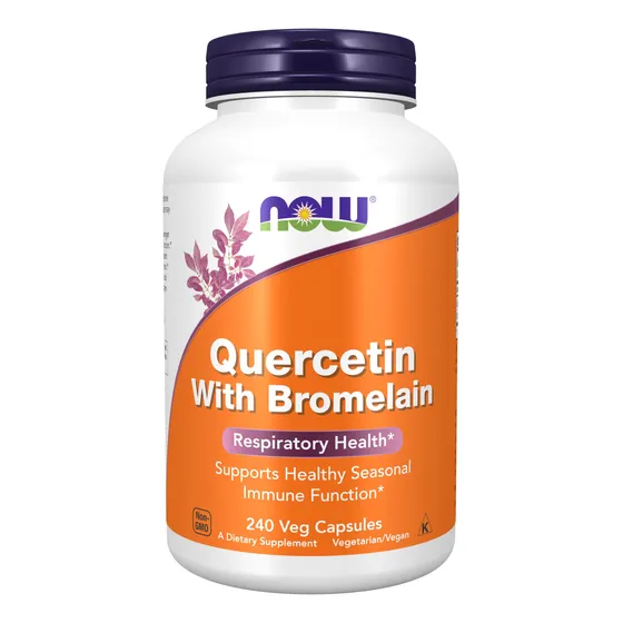 Suplements Now Foods Quercetina Con Bromelina, 240 Cápsulas
