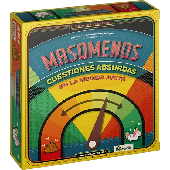 Masomenos Juego De Mesa Party Game Cooperativo Orig Maldon