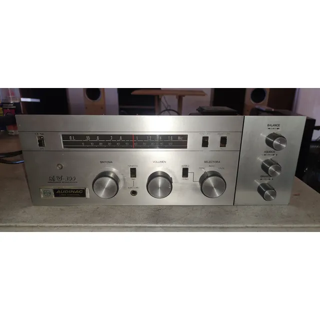 Sintoamplificador Stereo Valvular Audinac As-300 Unico Raro
