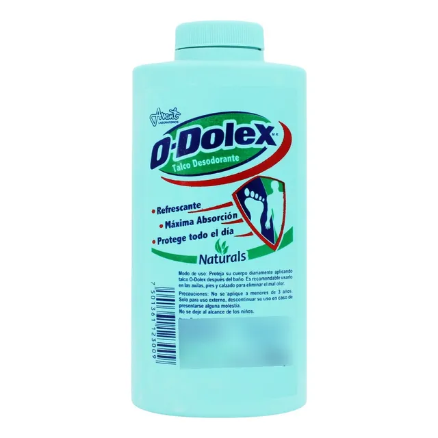 Talco Desodorante Para Pies Y Cuerpo Odolex Naturals 300g