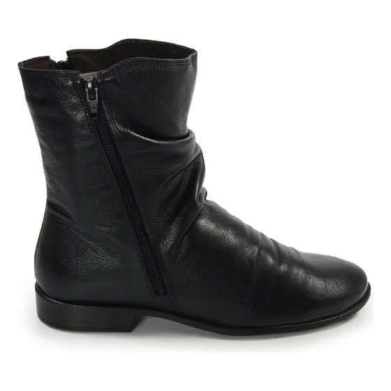 Bota Feminina Em Couro Perlatto Cano Médio Lançamento