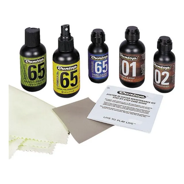 Kit De Limpieza De Cuerdas Dunlop System 65