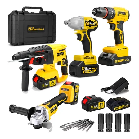 Kit Multi Ferramentas 4 Em 1 Motor Brushles 21v Completo