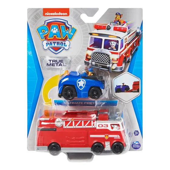 Paw Patrol True Metal Ultimate Firetruck Chase Marshall