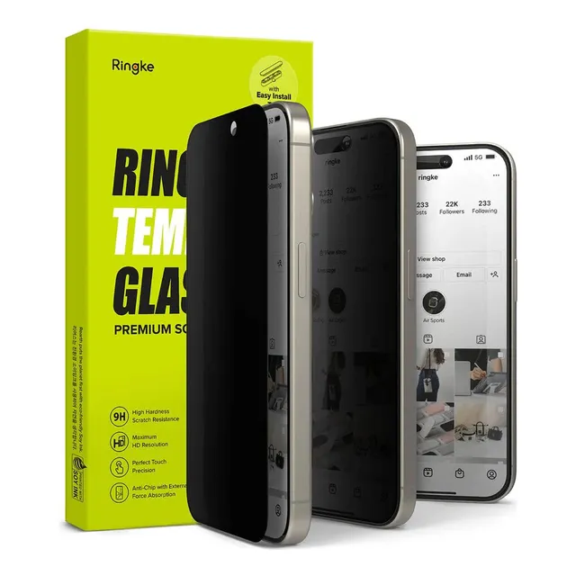 Protector De Pantalla A1 Ringke Anti-espía iPhone 15 Pro
