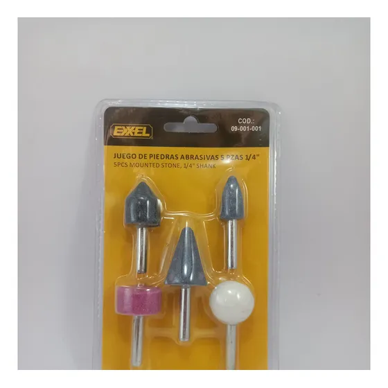 Piedras Taladro 5pz 1/4  Exxel 00323