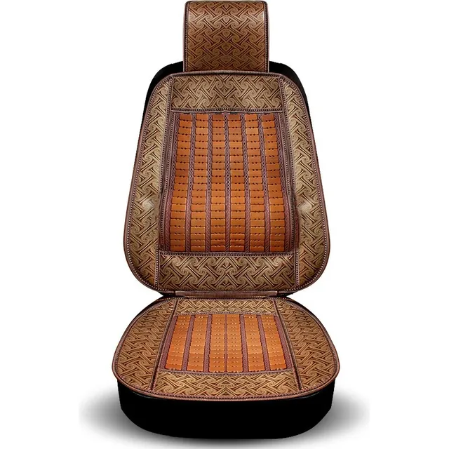 Cubre Asientos Cojín De Bambú Para Auto Universal 55cm*86cm