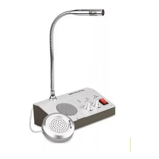 Micrófono Intercomunicador Audio Doble Vía Taquilla.  