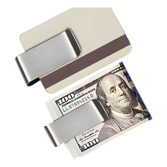 Clip Tarjetero Pisa Porta Sujeta Billetes Cartera Billetera