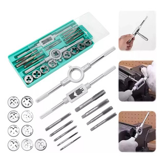 Set De 20 Broca Machuelo, Kit De Afilador Broca Avellanadora Set De 20 Broca Machuelo, Kit De Afilador Broca Avellanadora