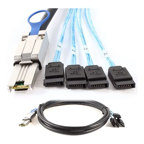 Qtqgoitem Mini Sa Controlador Sata Scsi Cable Adaptador