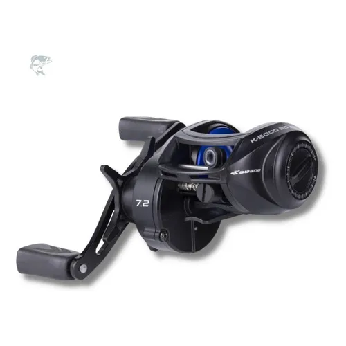 Reel Kawana K6000 BG Izquierdo 7.2:1 6rod 6,5kg Drag Huevito Baitcasting Azul/Negro