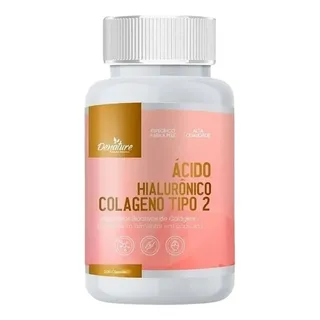 Ăcido HialurĂŽnico + ColĂĄgeno Tipo 2 100 CĂĄpsulas Denature Sabor Natural Ăcido HialurĂŽnico + ColĂĄgeno Tipo 2 100 CĂĄpsulas Denature Sabor Natural