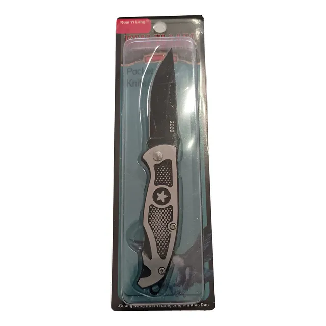 Cuchillo Camping Negro Caza Pesca Supervivencia Oferta