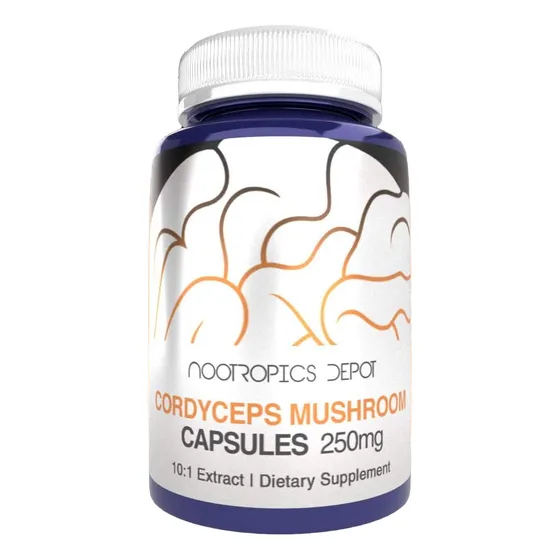 Suplemento Depot Cordyceps 250 Mg 60 Capsulas Nootropics