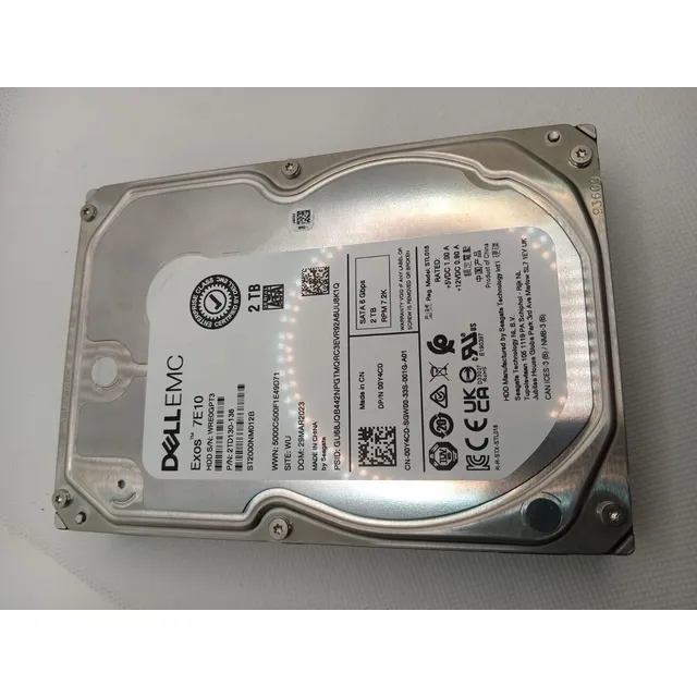 Disco Duro Dell Exos 7e10 Sata De 2tb 6gbps, Lff St2000nm12b