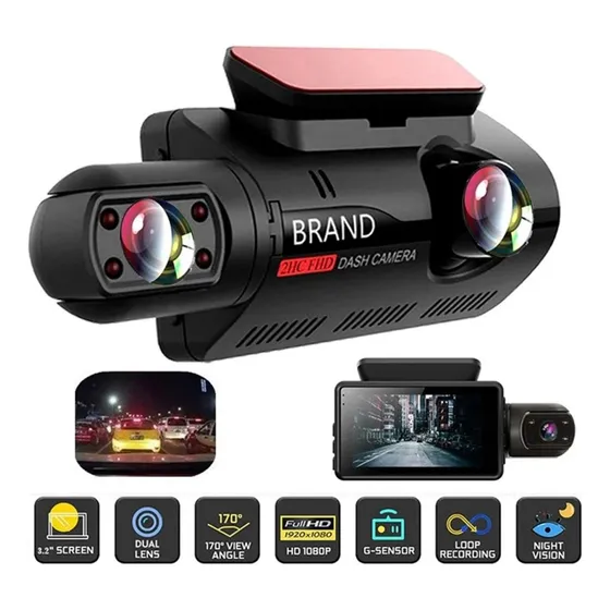 Cámara De Coche Dvr Black Box Night Vision G-sensor Loop