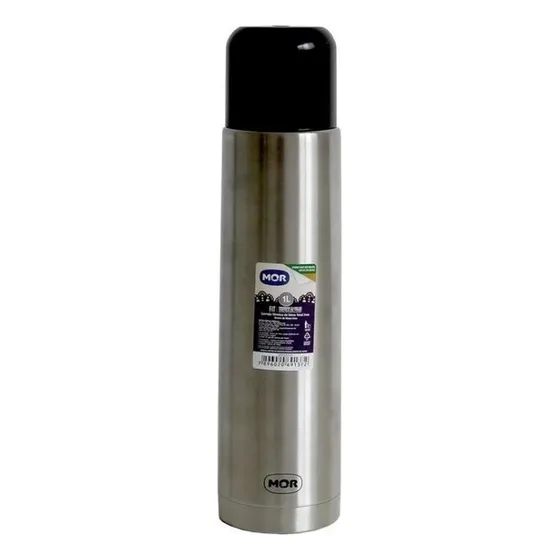 Termo Acero Inoxidable Mor - 1 Lt  - Pico Vertedor 