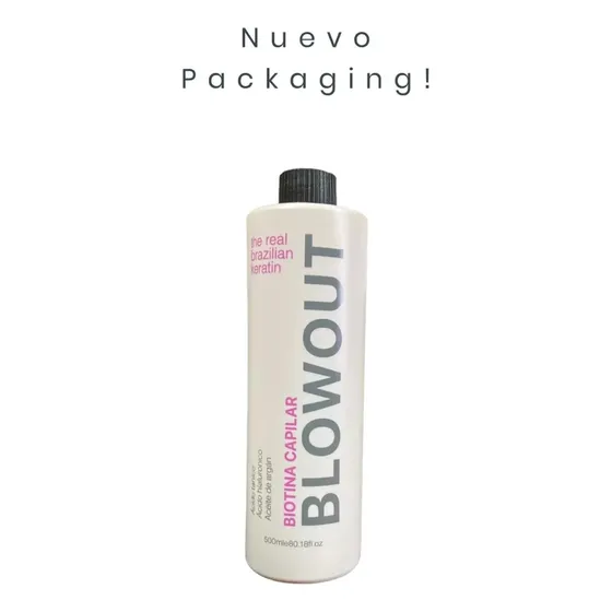 Biotina Capilar Blow Out 100% Libre De Formol Real Brazilian