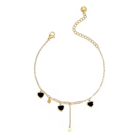 Pulsera Brazalete Mujer Oreiro Love C/ Dije Acero Bijou Moda