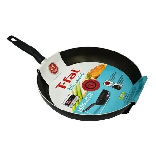 Sarten Antiadherente Facil De Limpiar 30 Cm Elemental T-fal Color Negro