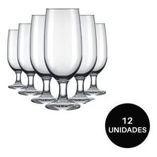 Kit Jogo 12 Taças Cerveja Chop Floripa Nadir 300ml Kit Jogo 12 Taças Cerveja Chop Floripa Nadir 300ml