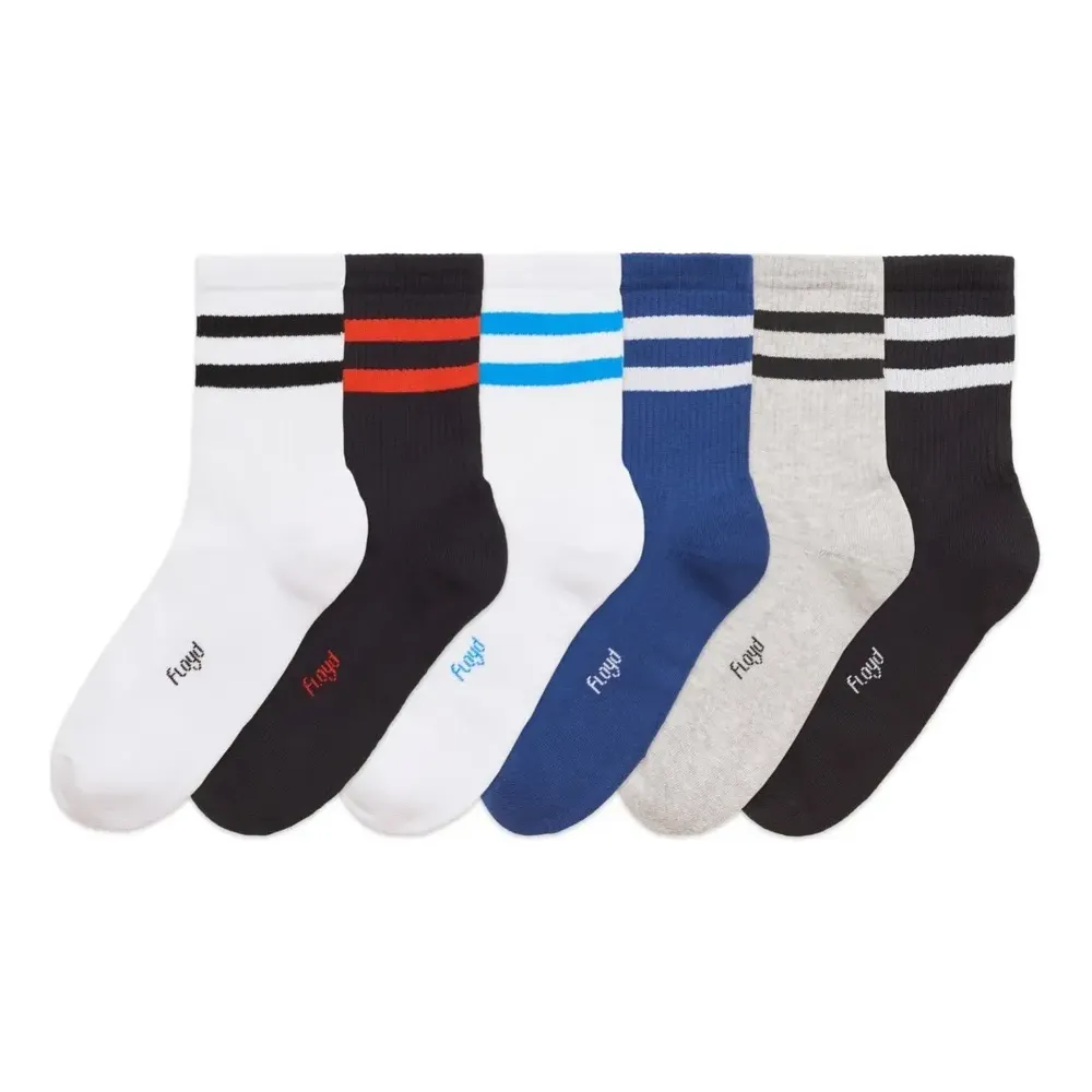 Pack X 6 Pares Medias Deportivas De Hombre Floyd Art. 1420