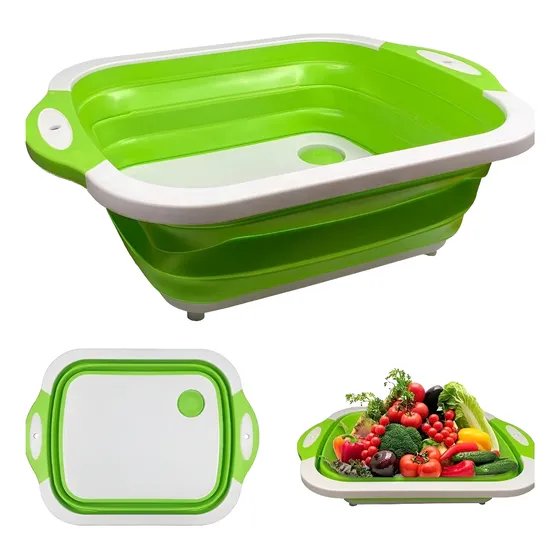 Tabla 4 En 1 Multiuso Bandeja  Escurridor  Cajón Plegable 